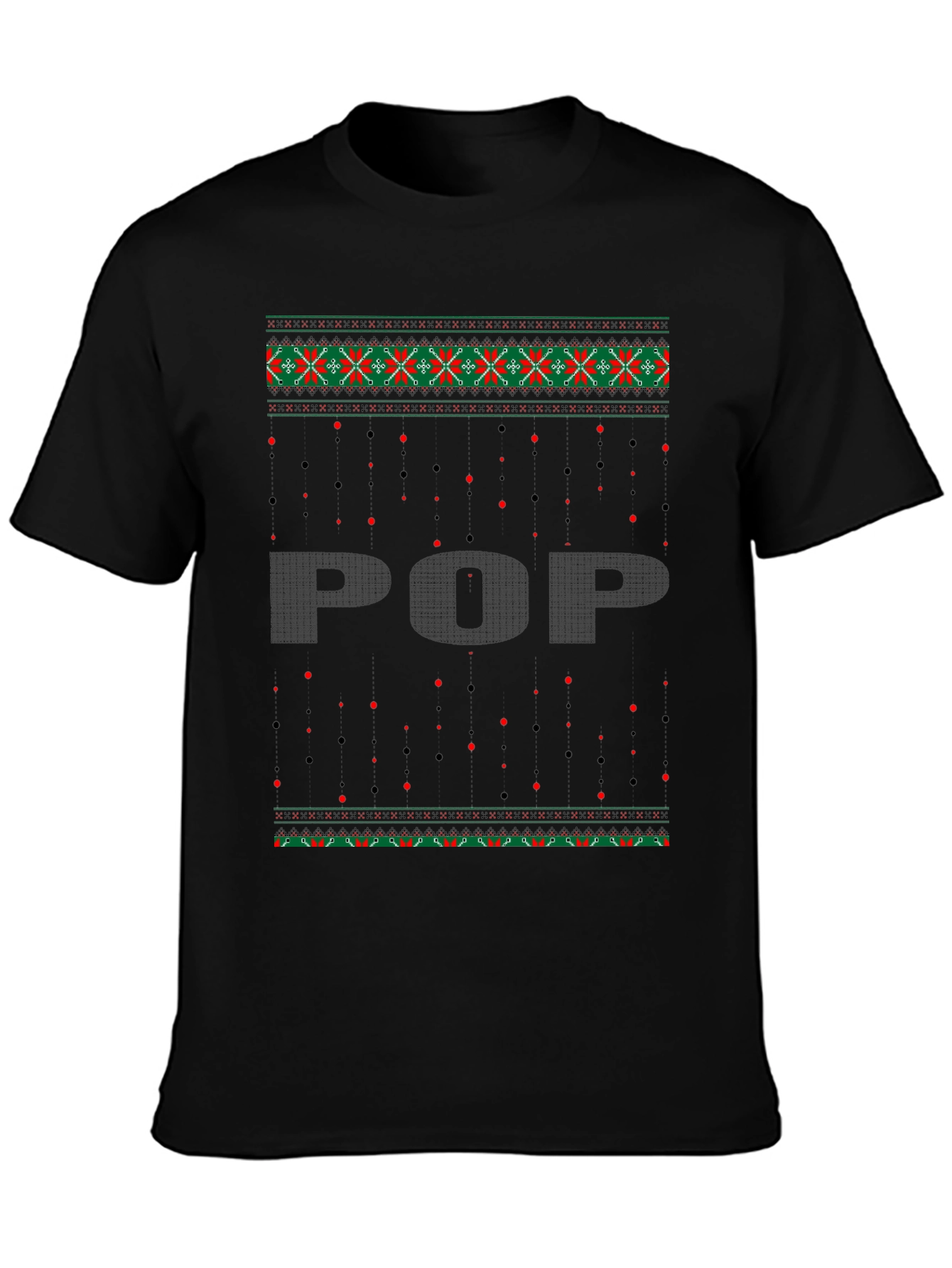 Ugly Christmas Sweater Style POP T-Shirt