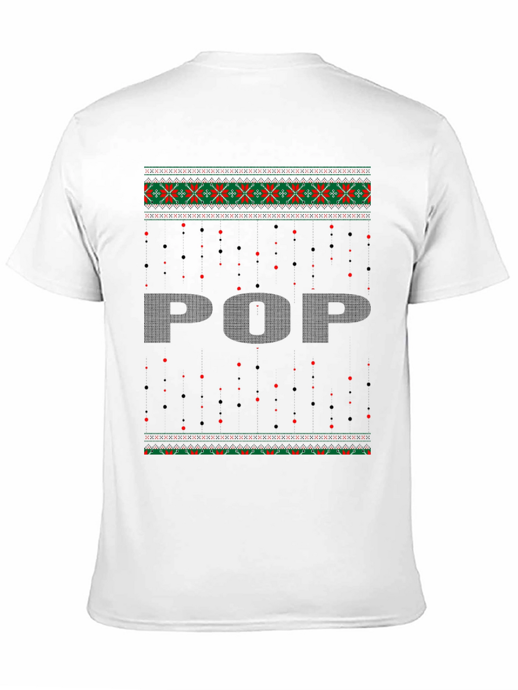 Ugly Christmas Sweater Style POP T-Shirt
