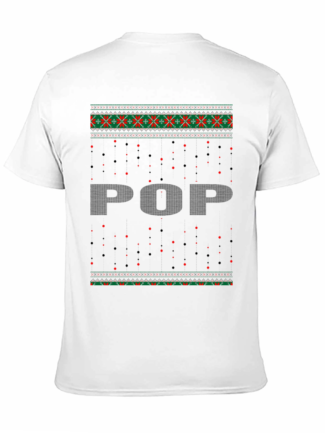Ugly Christmas Sweater Style POP T-Shirt