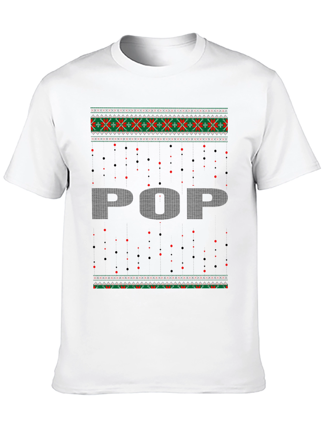 Ugly Christmas Sweater Style POP T-Shirt