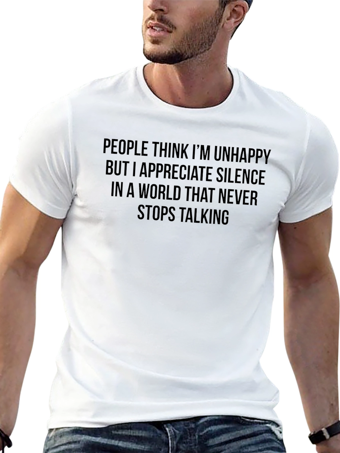 Silence Appreciation Black T-Shirt