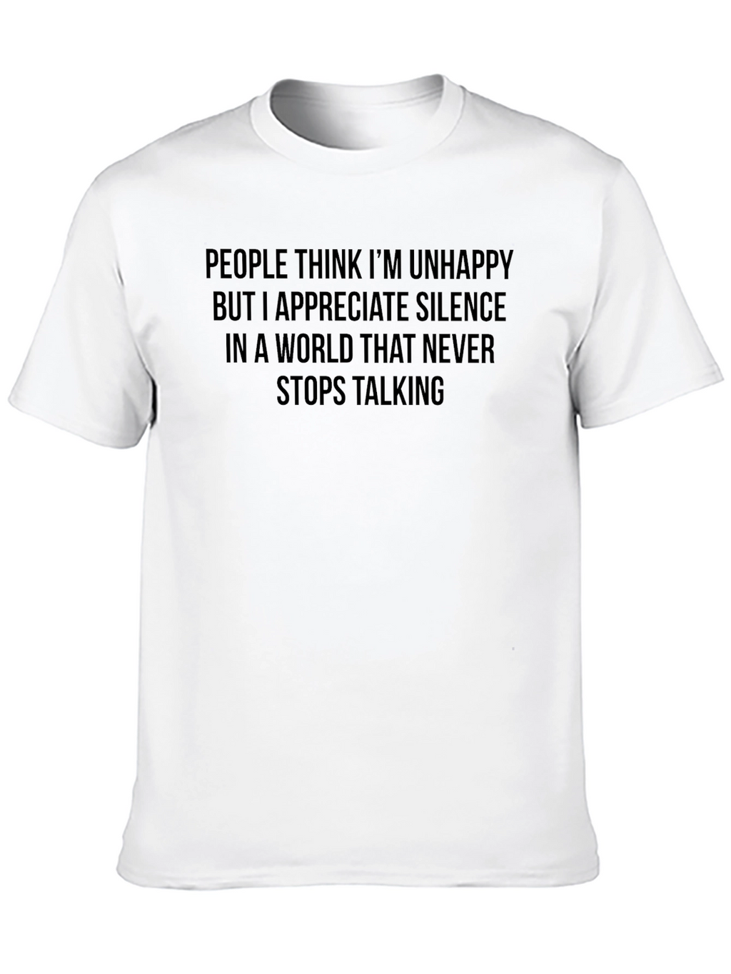 Silence Appreciation Black T-Shirt