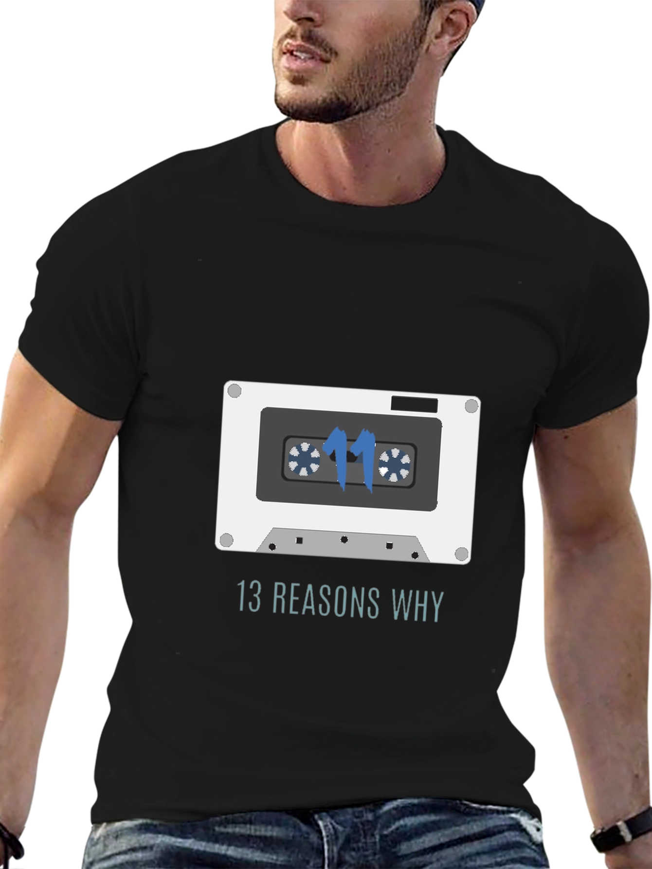 13 Reasons Why Cassette Tape Graphic T-Shirt