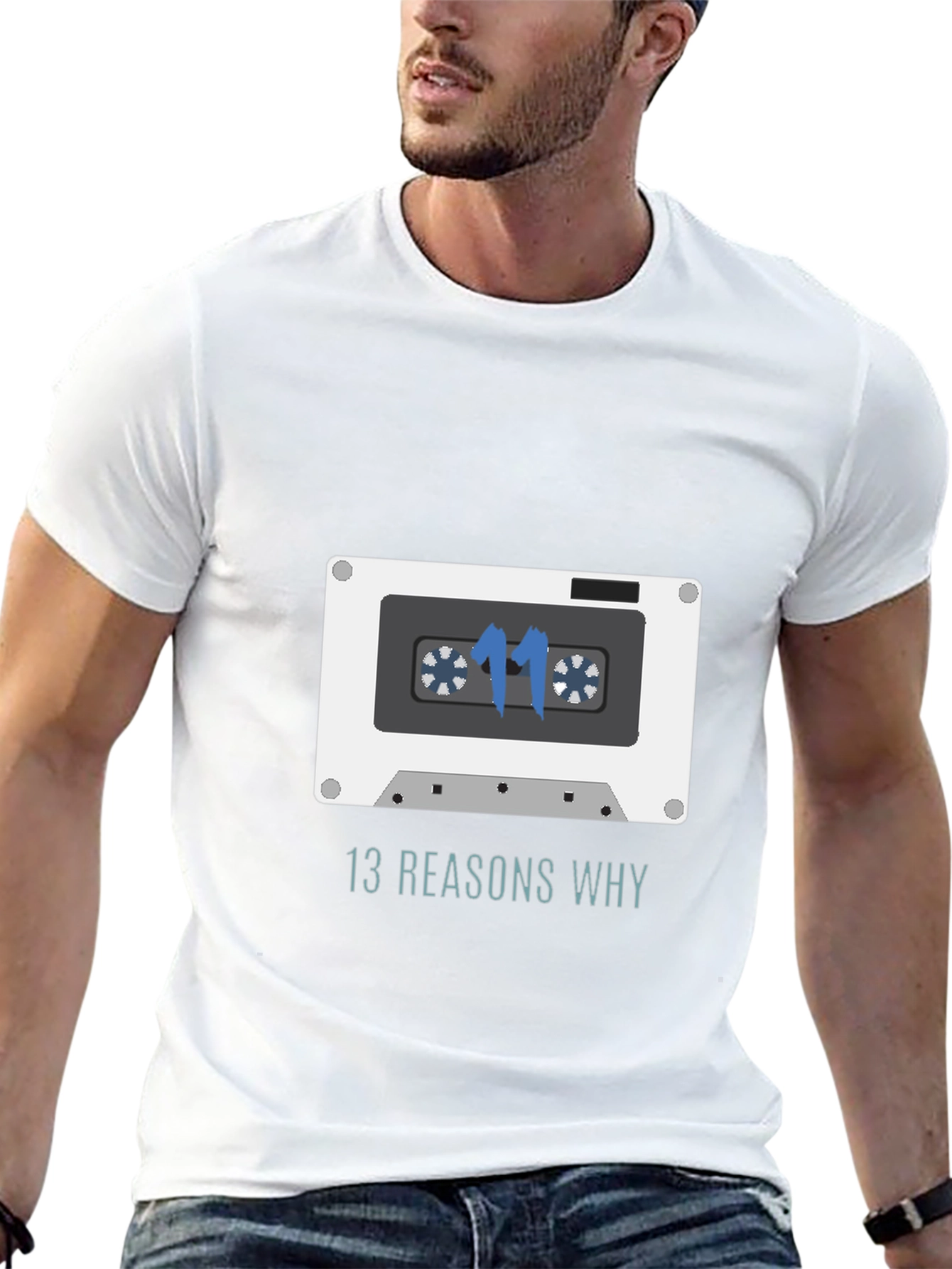 13 Reasons Why Cassette Tape Graphic T-Shirt