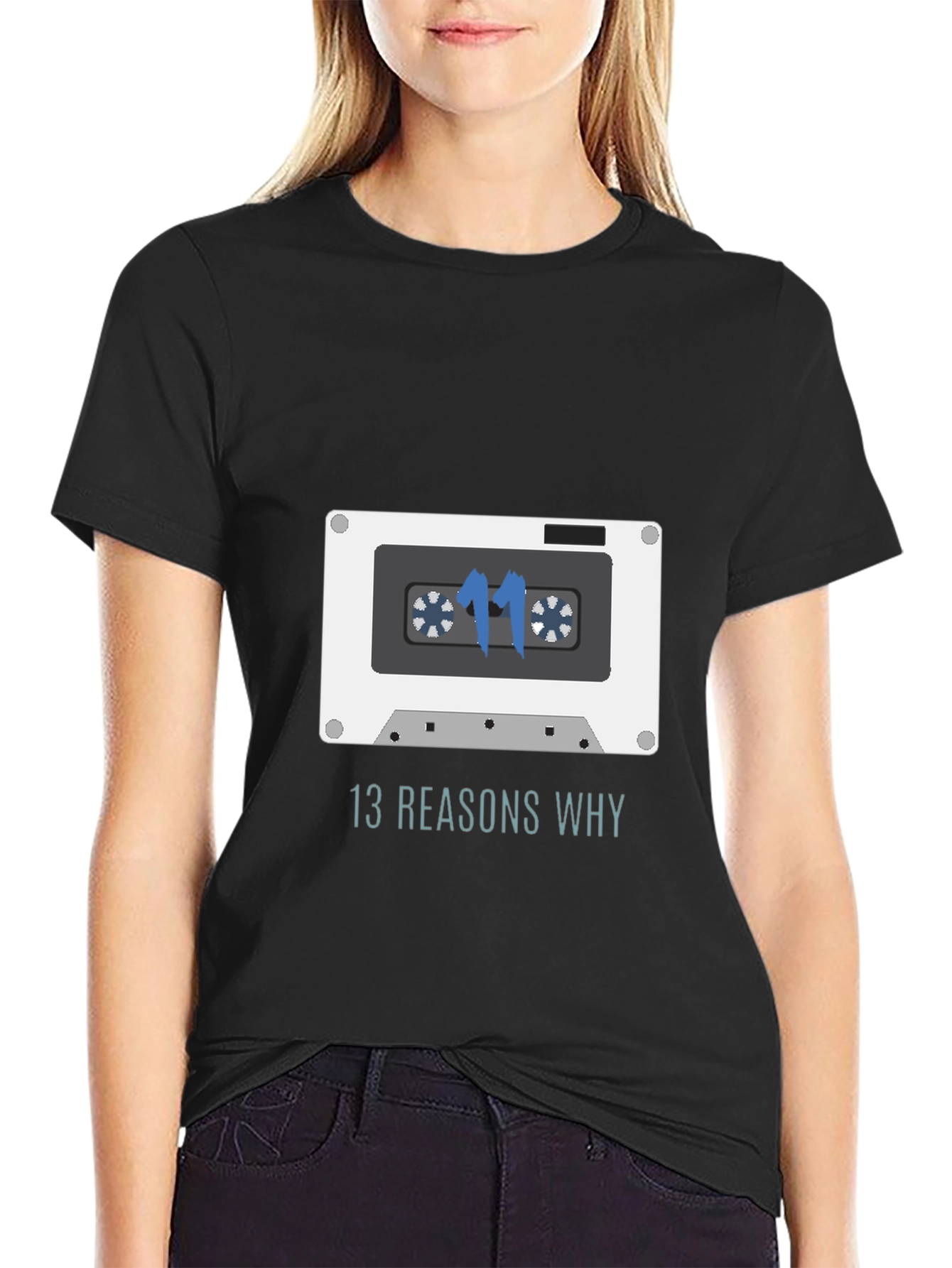 13 Reasons Why Cassette Tape Graphic T-Shirt