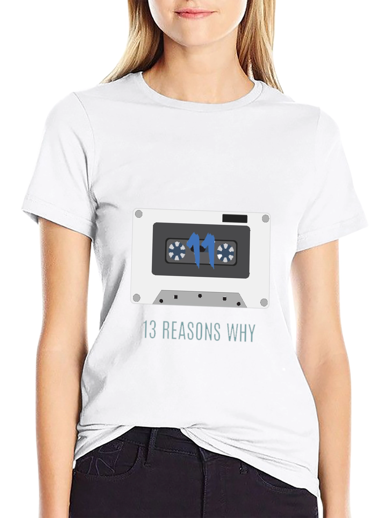 13 Reasons Why Cassette Tape Graphic T-Shirt