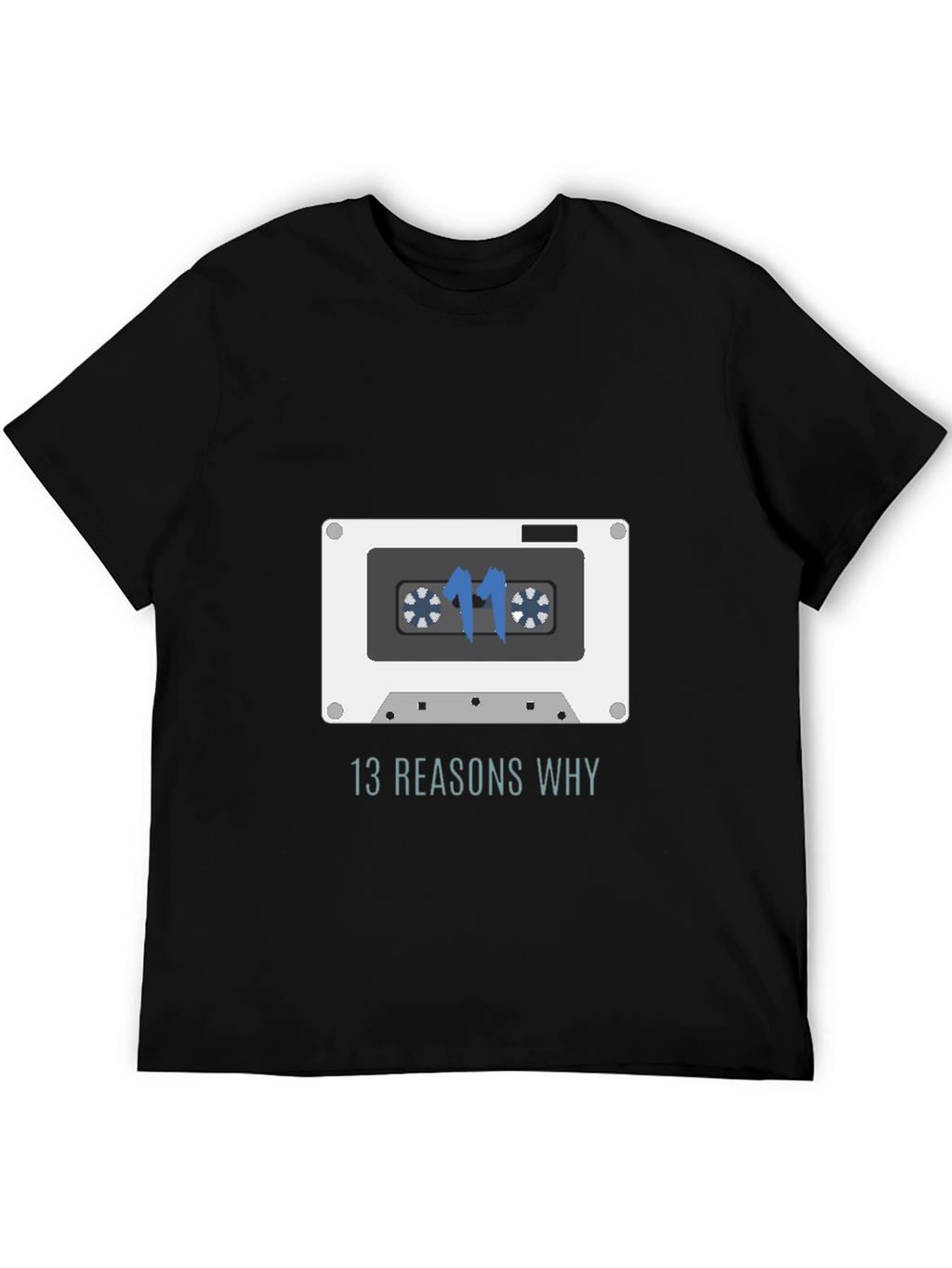13 Reasons Why Cassette Tape Graphic T-Shirt
