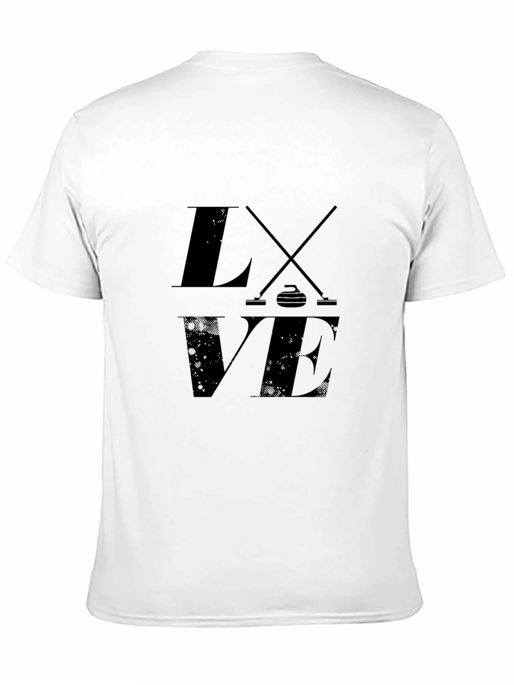 Love Curling Black T-Shirt