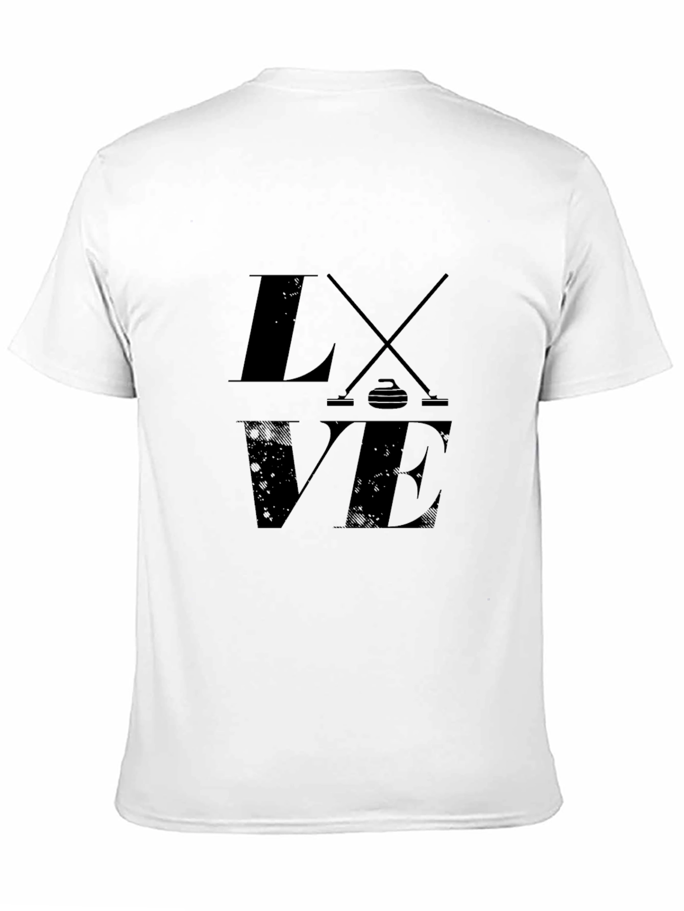 Love Curling Black T-Shirt