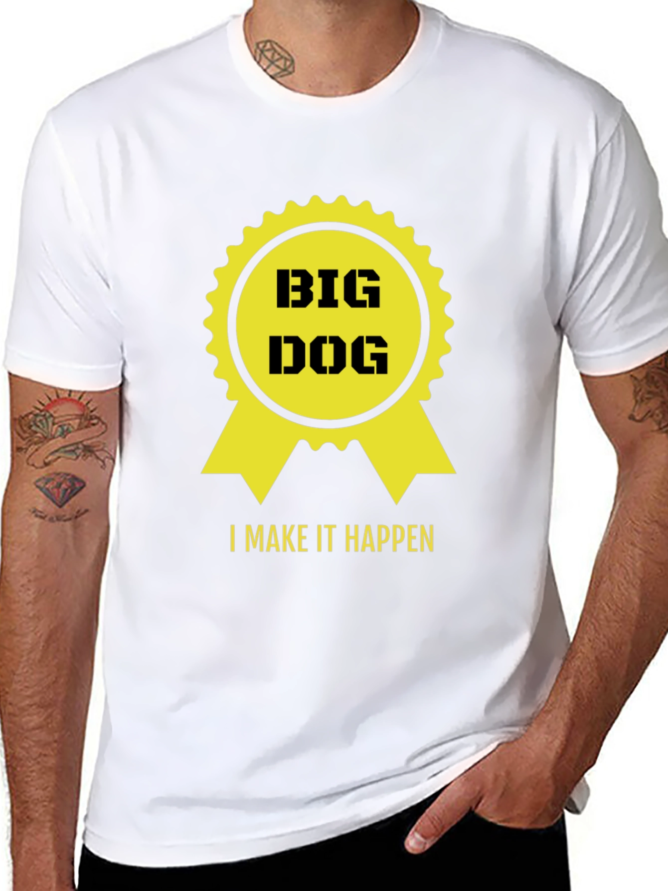 Big Dog - I Make it Happen T-Shirt - Black