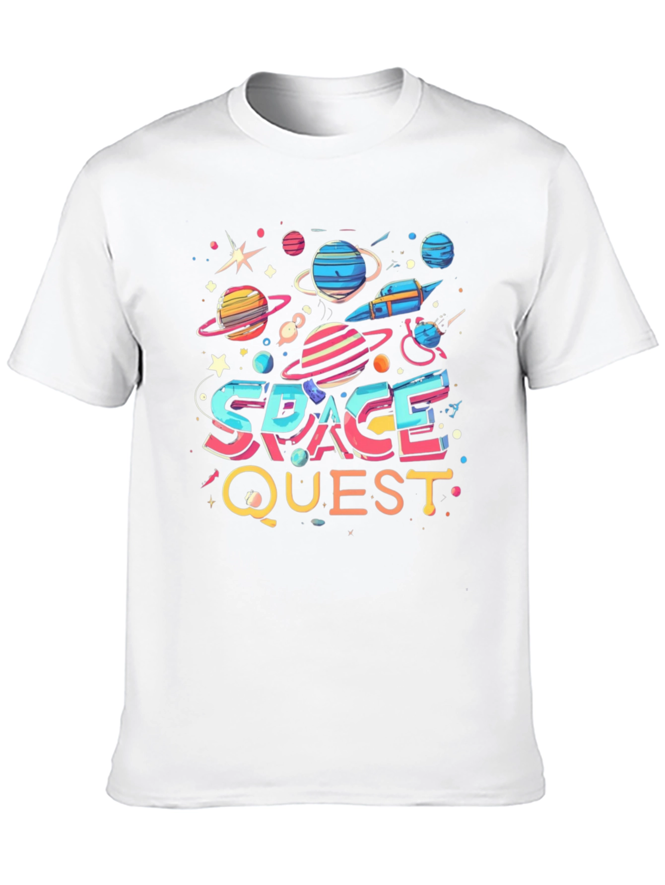 Space Quest Graphic T-Shirt - Bold Universe Design