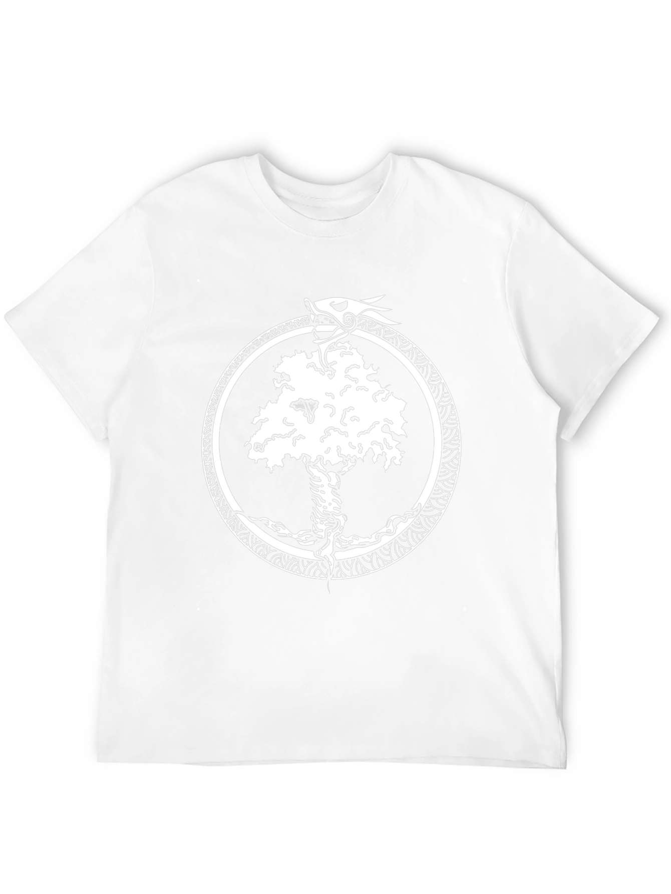 Yggdrasil Serpent T-Shirt - Viking World Tree Design