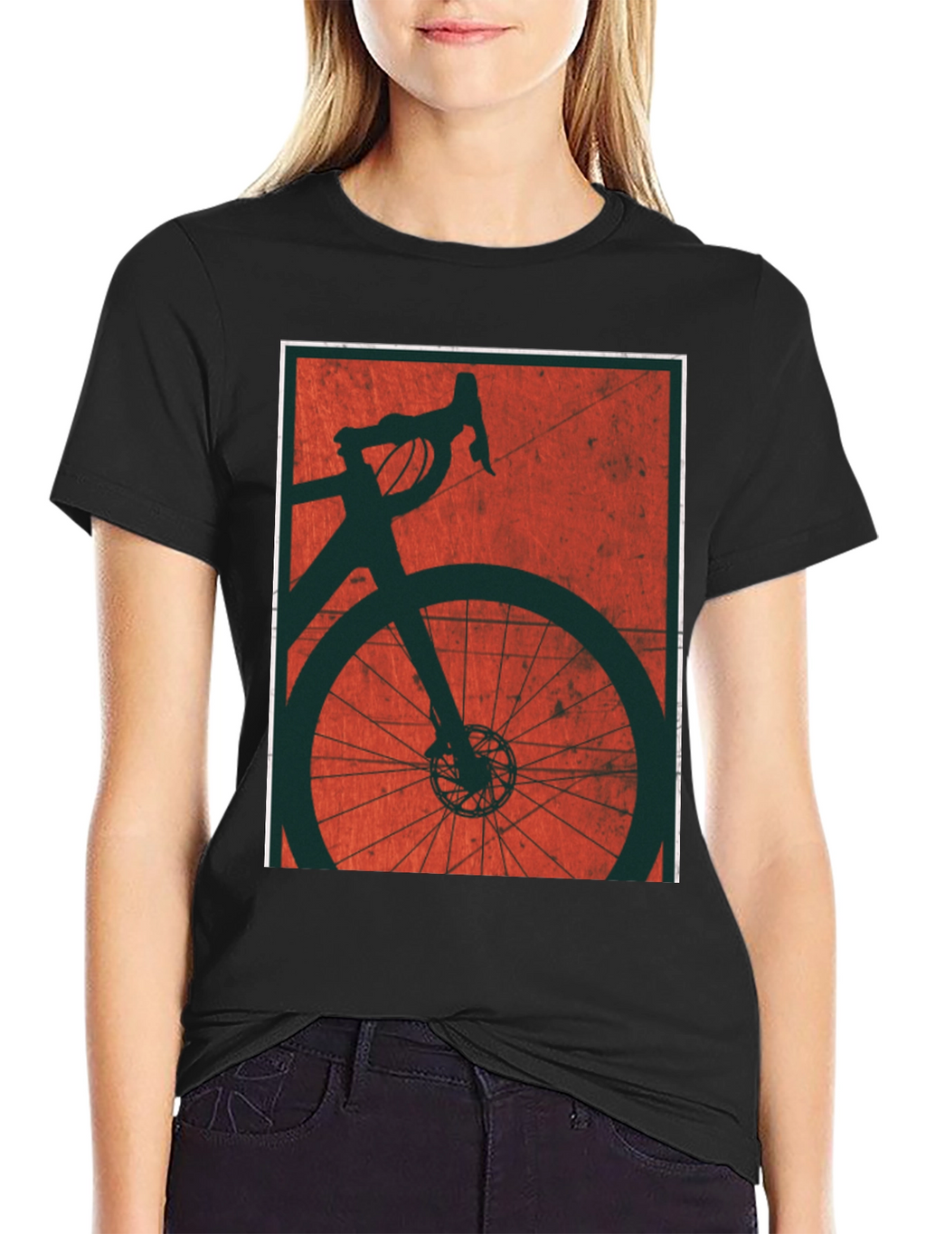 Cycling Silhouette Graphic Tee