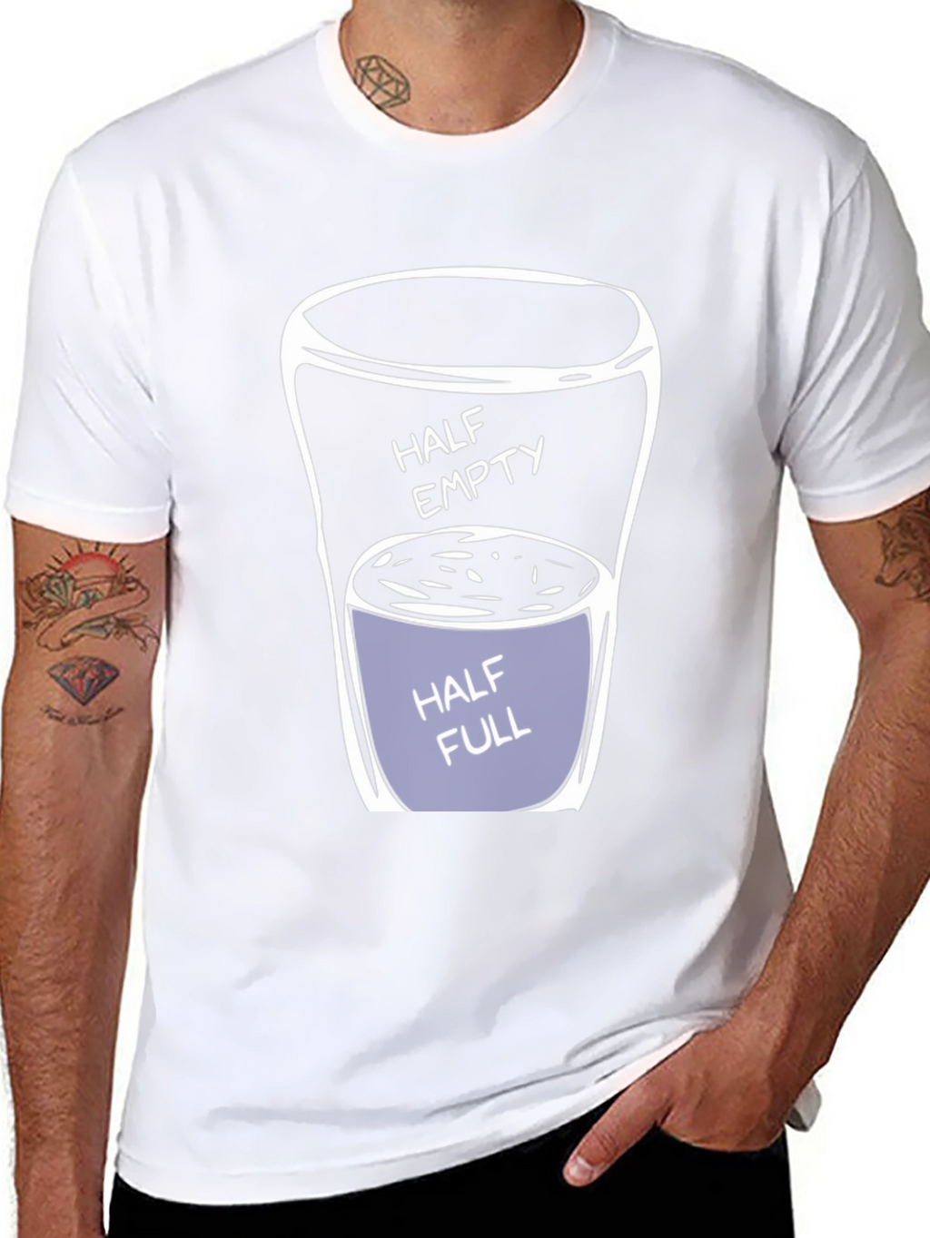 Half Empty/Full Graphic Tee