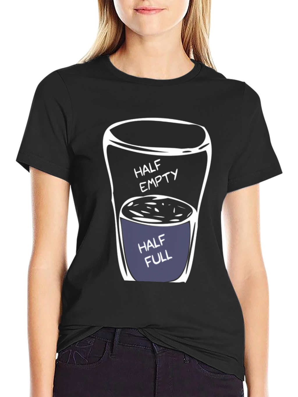 Half Empty/Full Graphic Tee