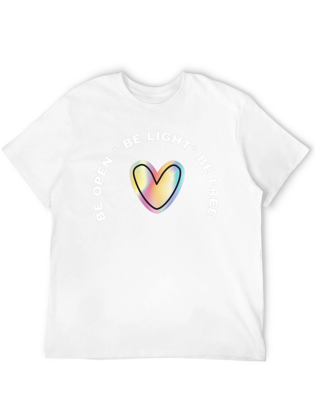 Be Light Heart Graphic Tee - Unisex