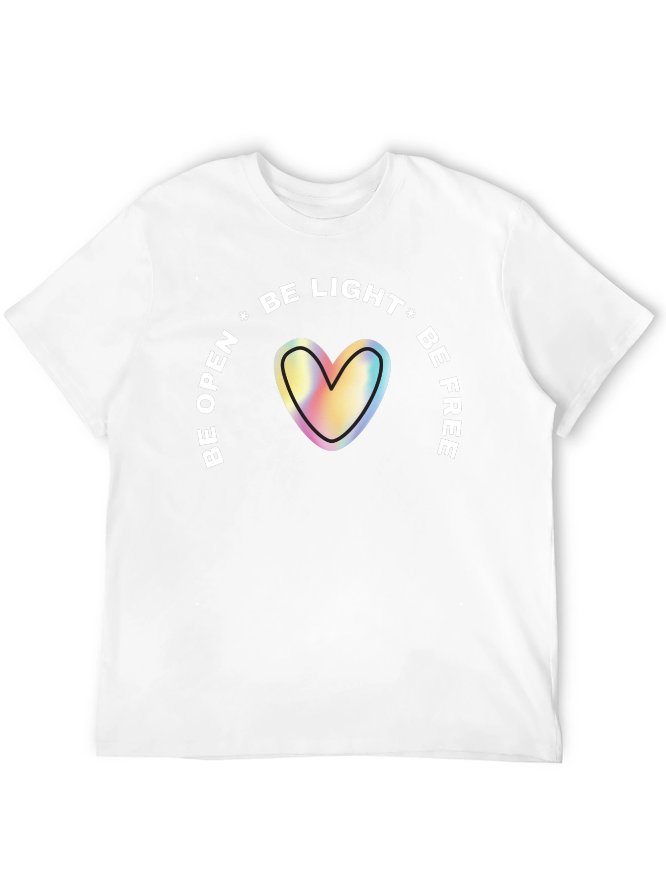 Be Light Heart Graphic Tee - Unisex