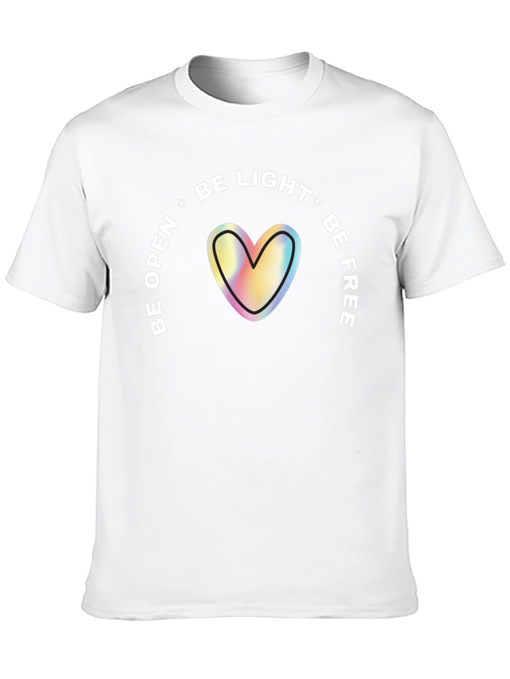 Be Light Heart Graphic Tee - Unisex