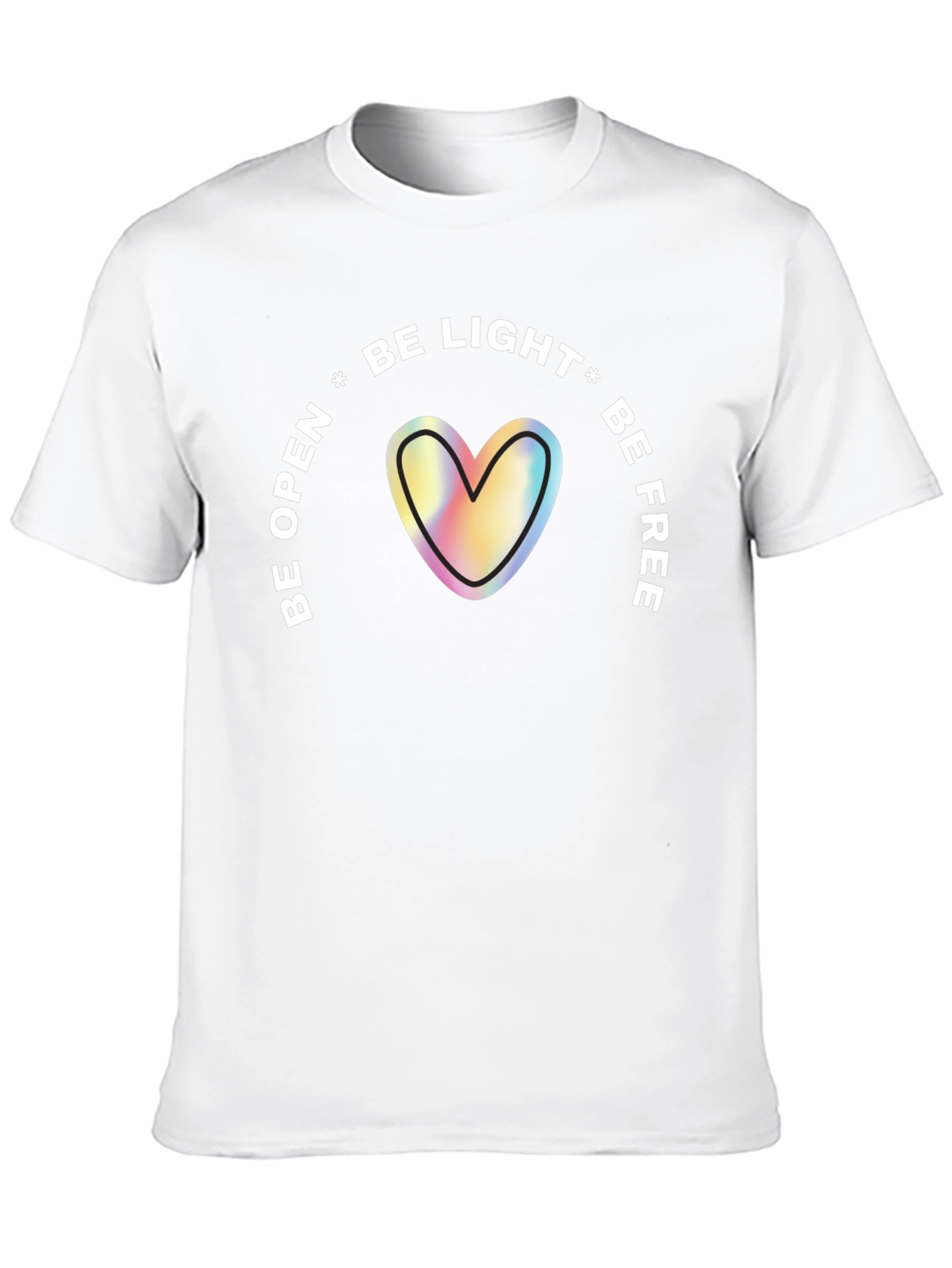 Be Light Heart Graphic Tee - Unisex