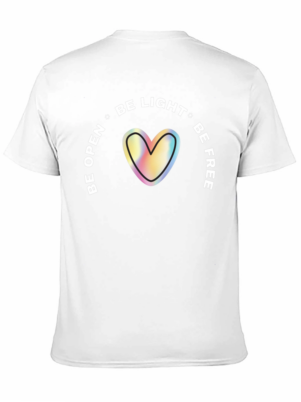 Be Light Heart Graphic Tee - Unisex