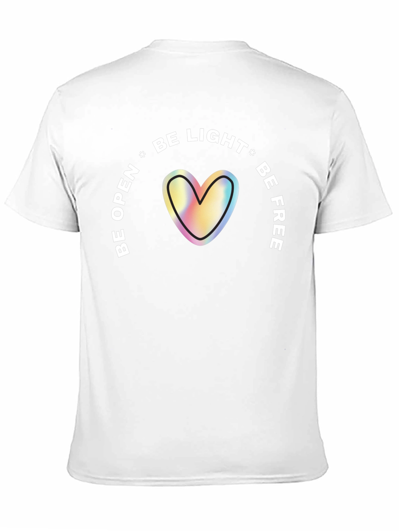 Be Light Heart Graphic Tee - Unisex