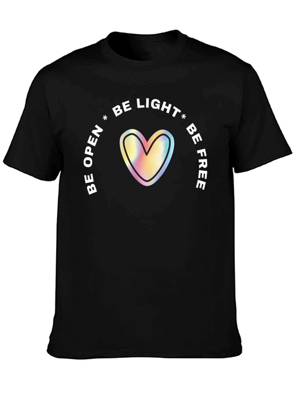 Be Light Heart Graphic Tee - Unisex