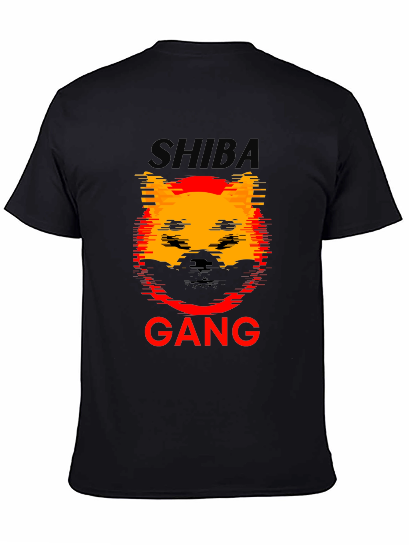 Shiba Gang Black T-Shirt - Unique Graphic Tee