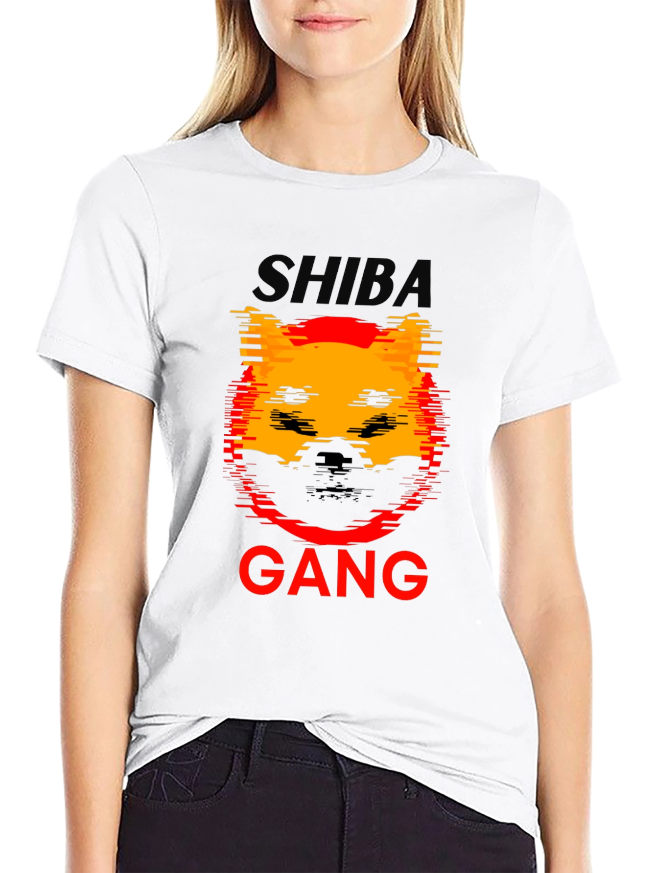 Shiba Gang Black T-Shirt - Unique Graphic Tee