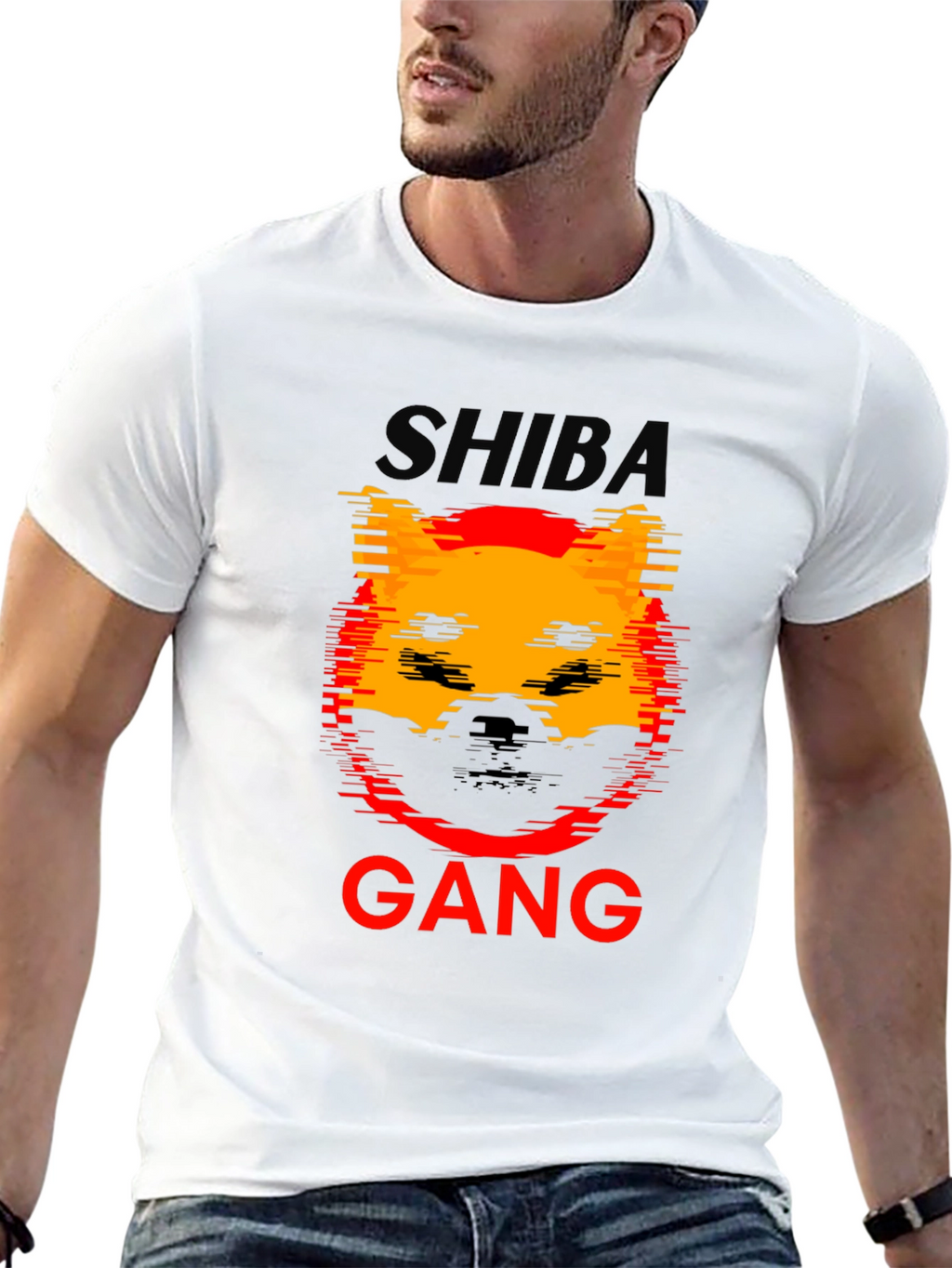 Shiba Gang Black T-Shirt - Unique Graphic Tee
