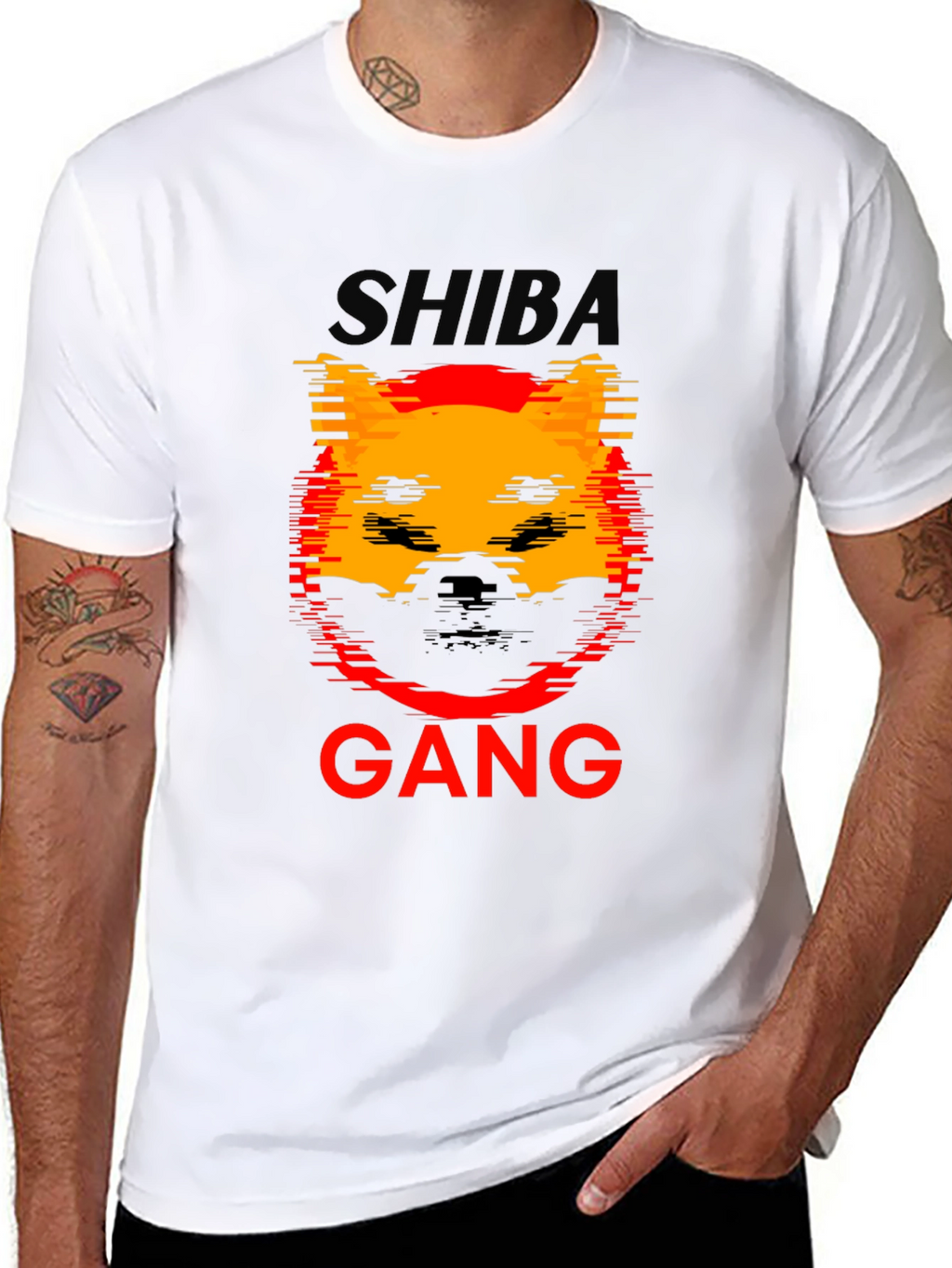 Shiba Gang Black T-Shirt - Unique Graphic Tee