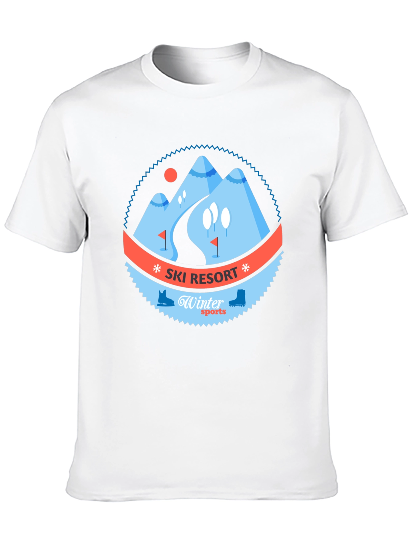 Ski Resort Winter Sports Graphic Tee