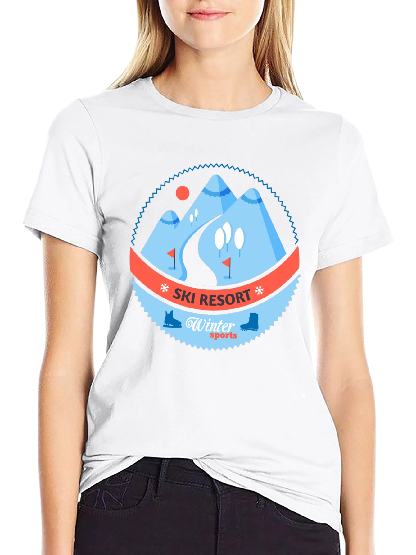 Ski Resort Winter Sports Graphic Tee