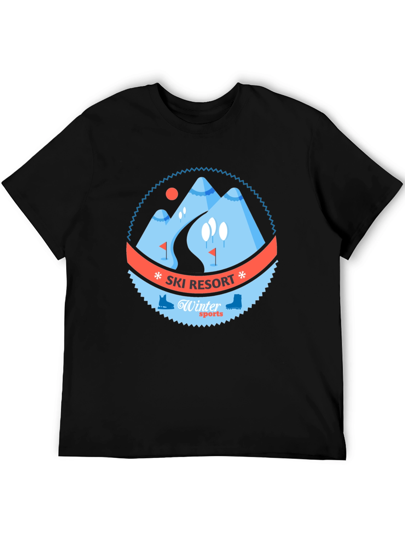 Ski Resort Winter Sports Graphic Tee