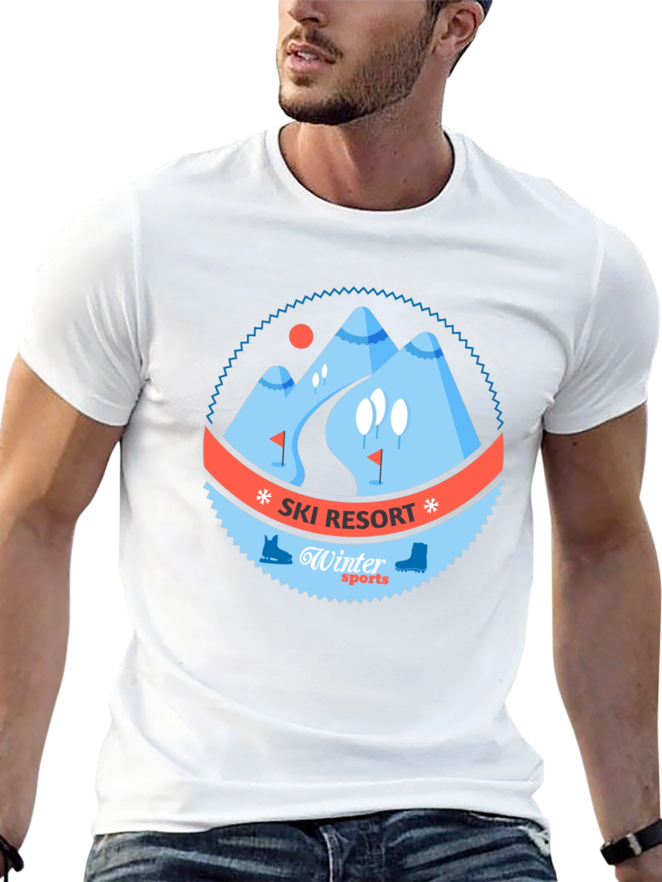 Ski Resort Winter Sports Graphic Tee