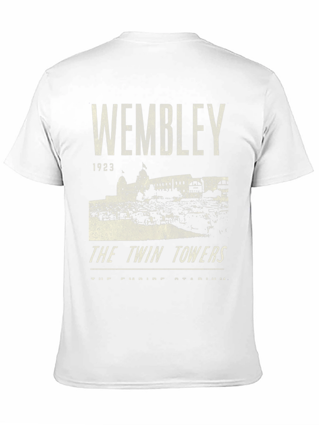 Wembley 1923 Twin Towers Black Graphic T-Shirt
