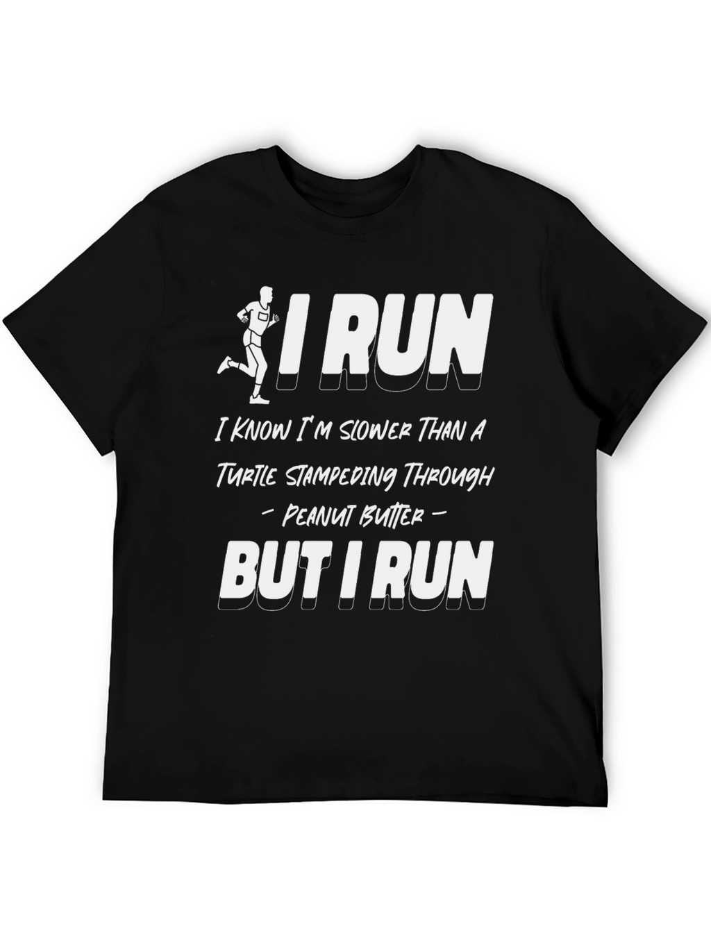 Funny Runner T-Shirt - Turtle in Peanut Butter