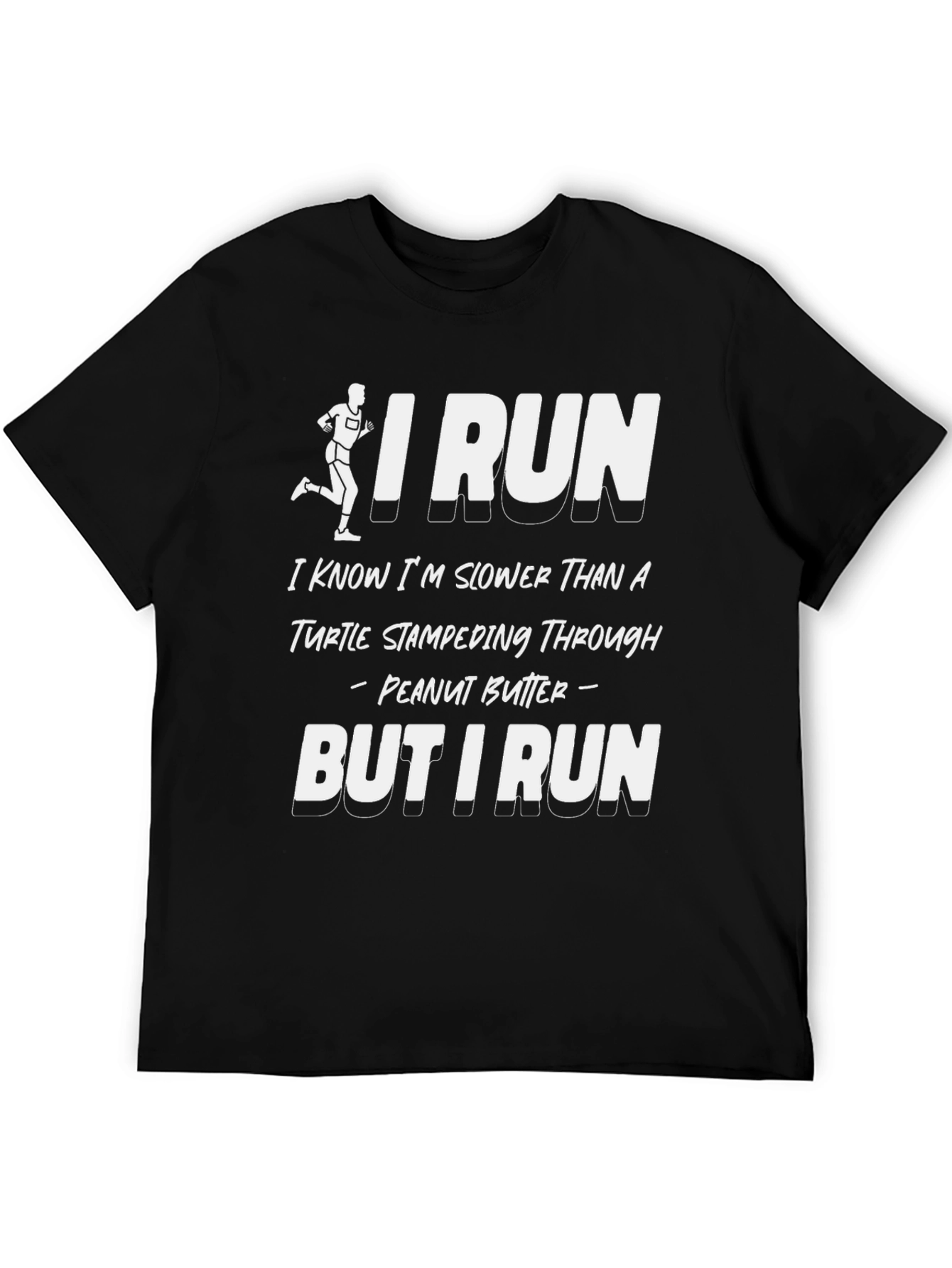 Funny Runner T-Shirt - Turtle in Peanut Butter