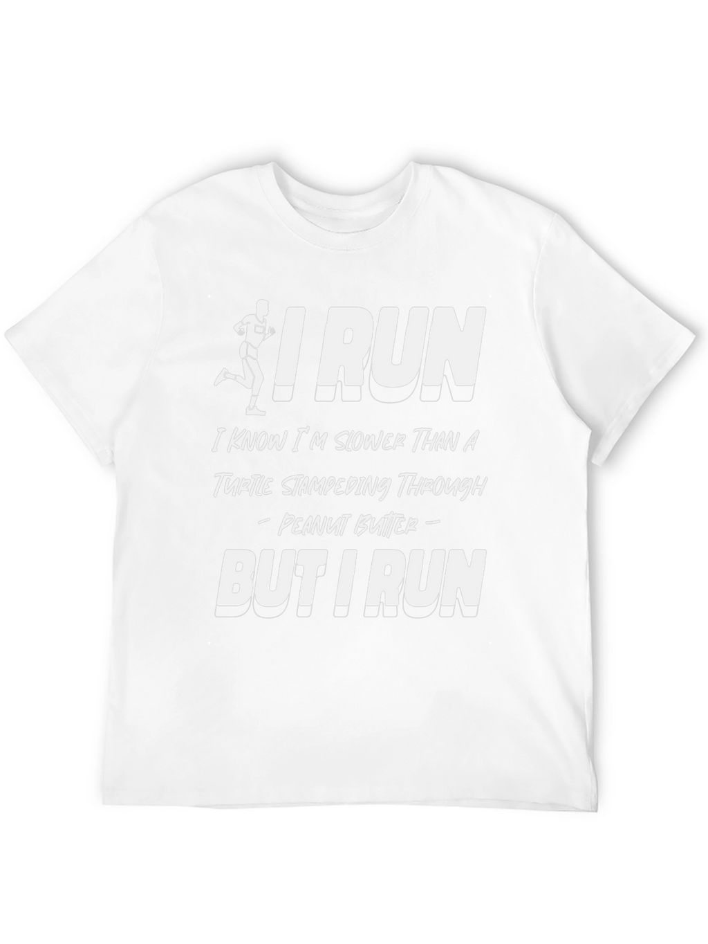 Funny Runner T-Shirt - Turtle in Peanut Butter