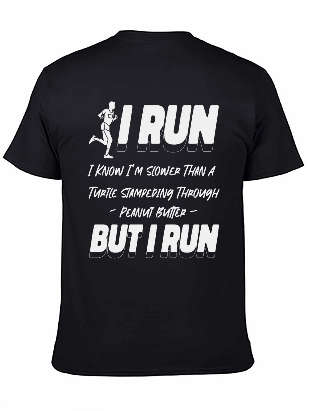 Funny Runner T-Shirt - Turtle in Peanut Butter