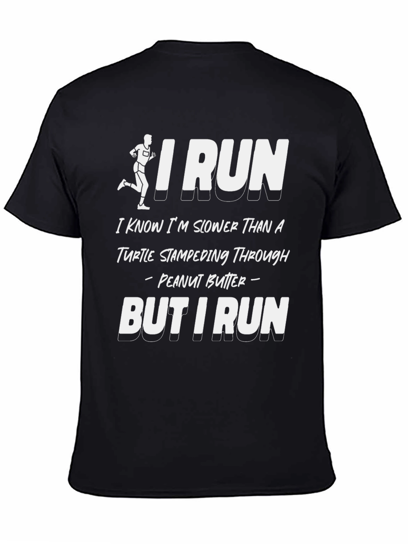 Funny Runner T-Shirt - Turtle in Peanut Butter