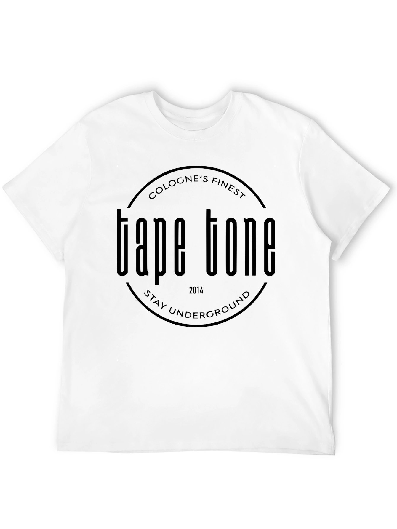 Tape Tone Graphic Print T-Shirt