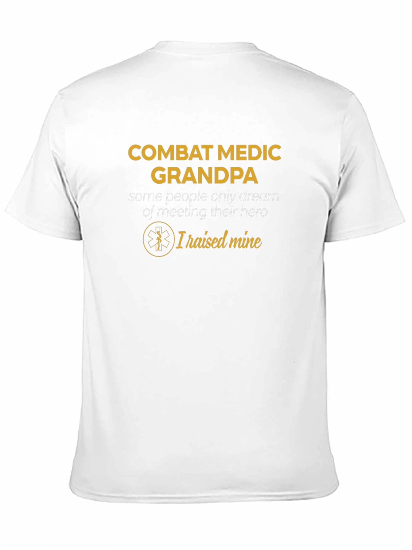Combat Medic Grandpa T-Shirt Hero Gift