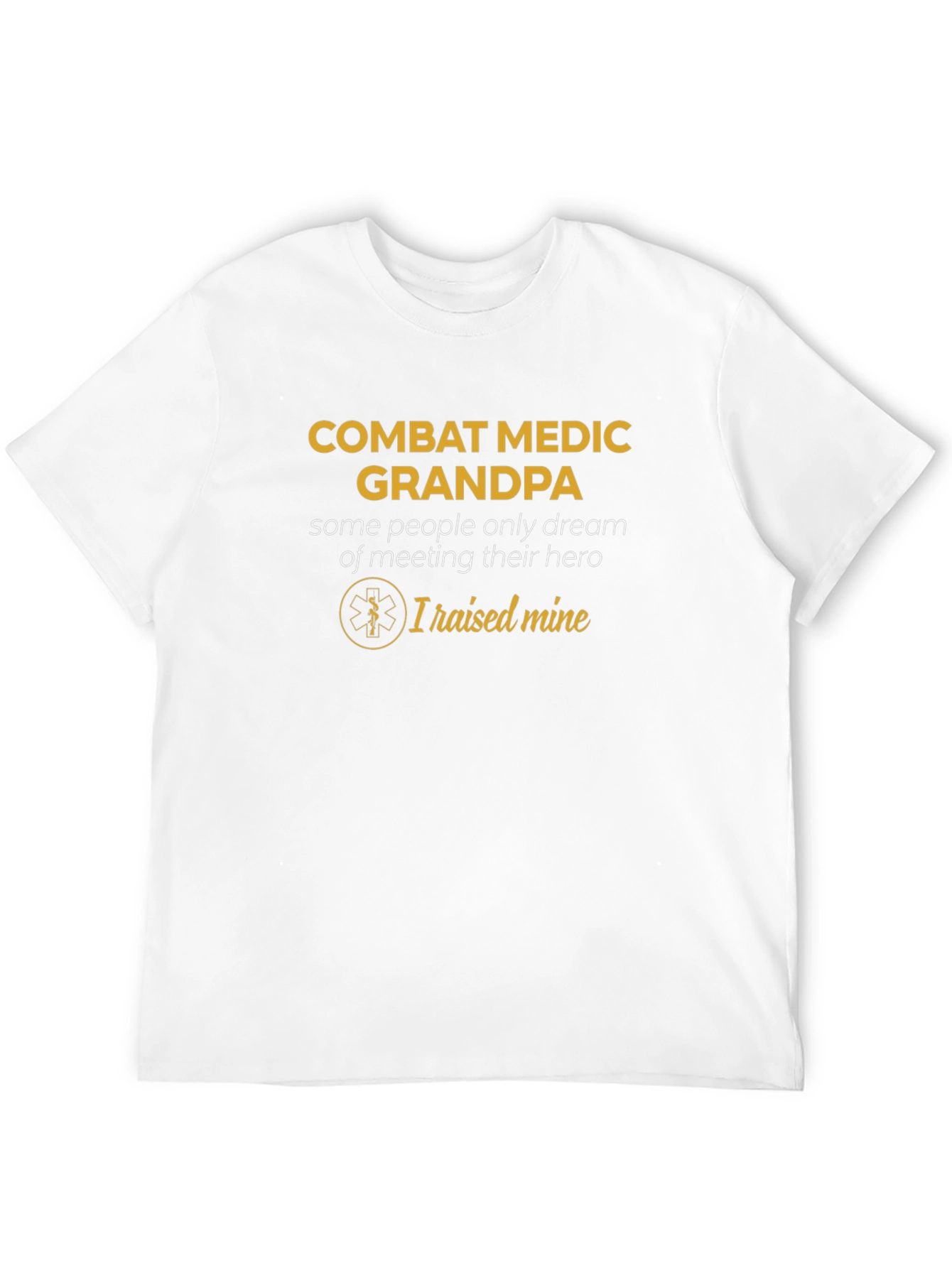 Combat Medic Grandpa T-Shirt Hero Gift