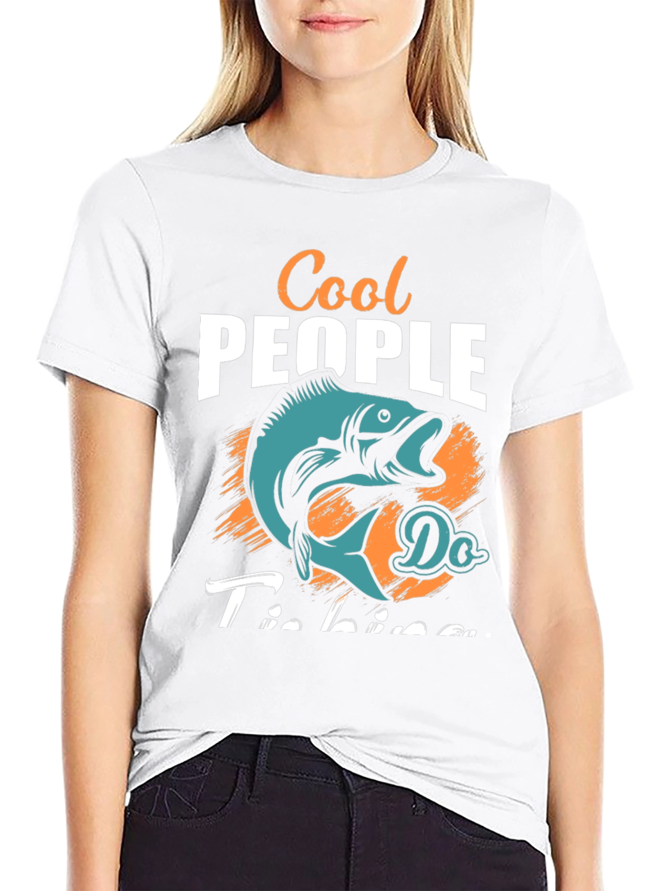 Cool People Do Fishing Graphic Tee