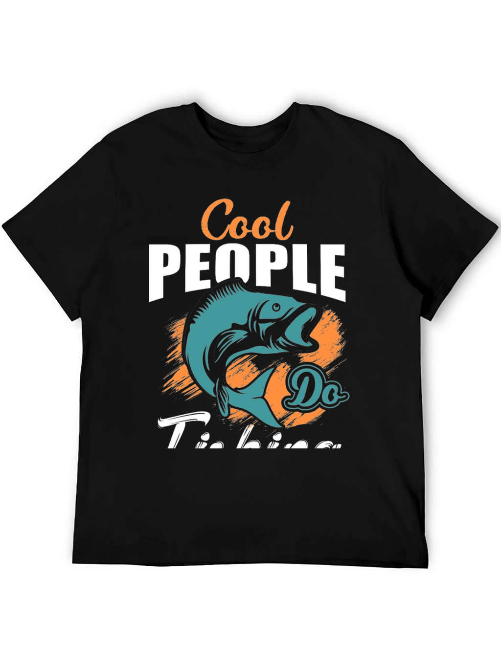 Cool People Do Fishing Graphic Tee