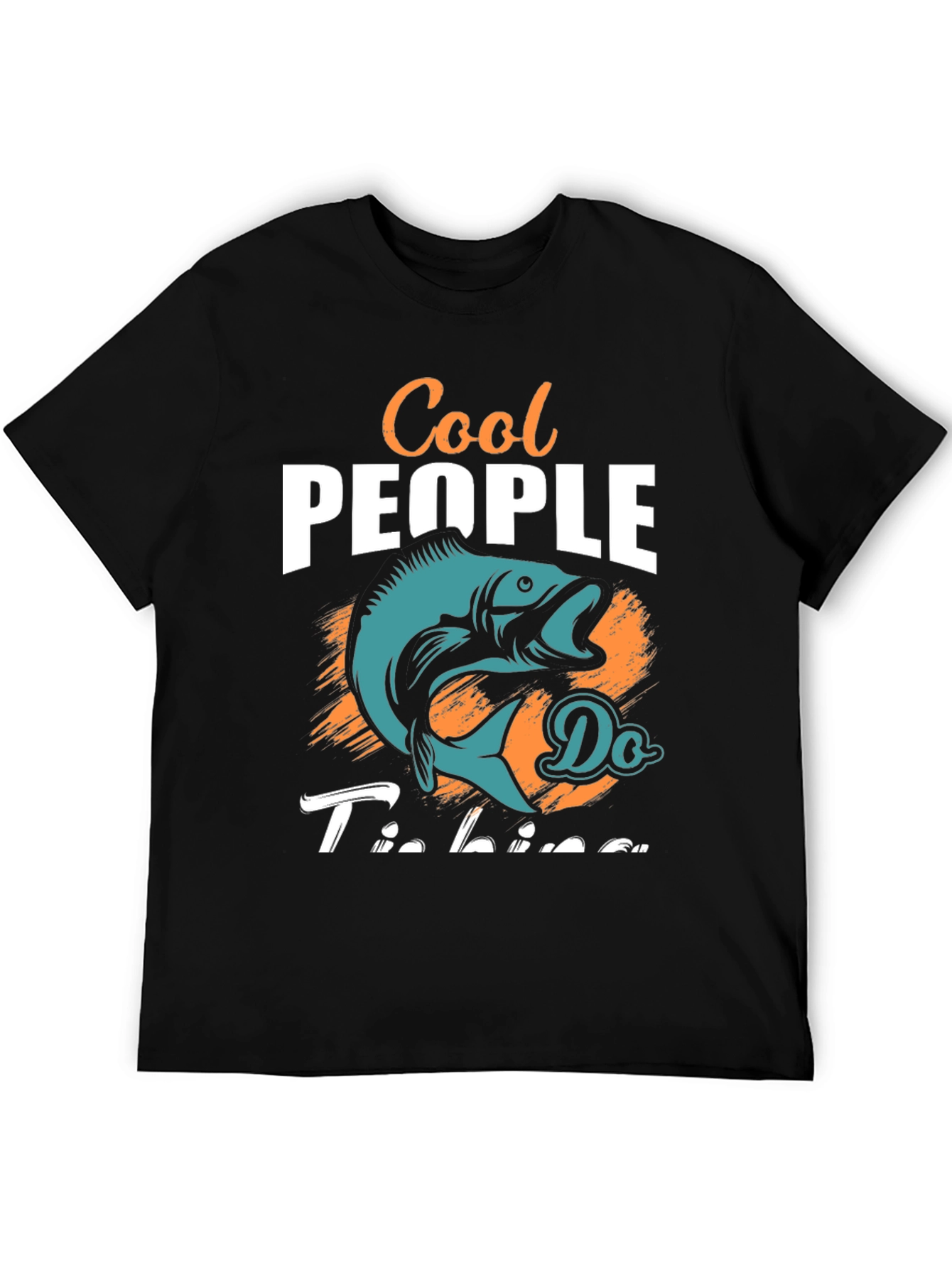 Cool People Do Fishing Graphic Tee