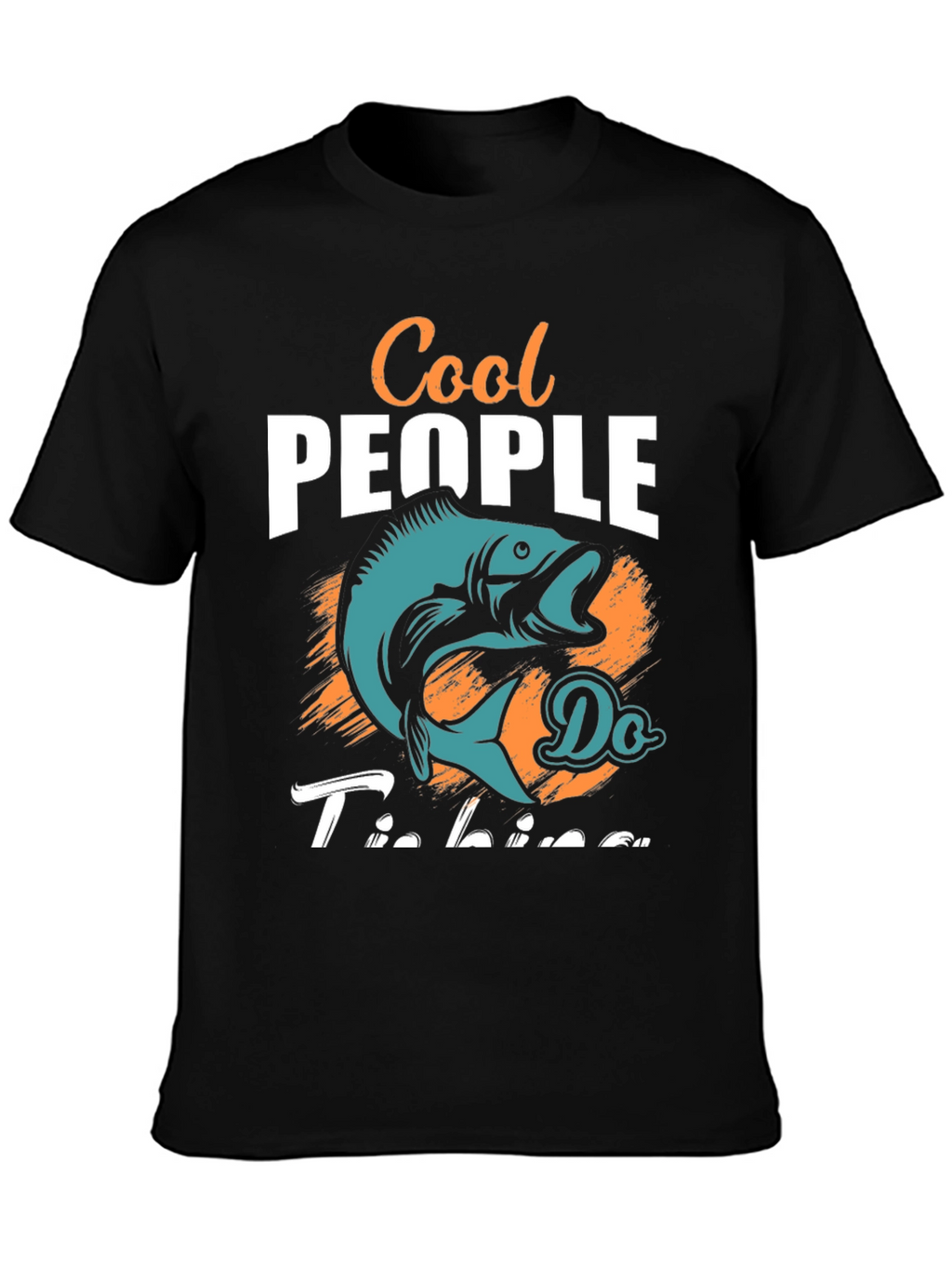 Cool People Do Fishing Graphic Tee
