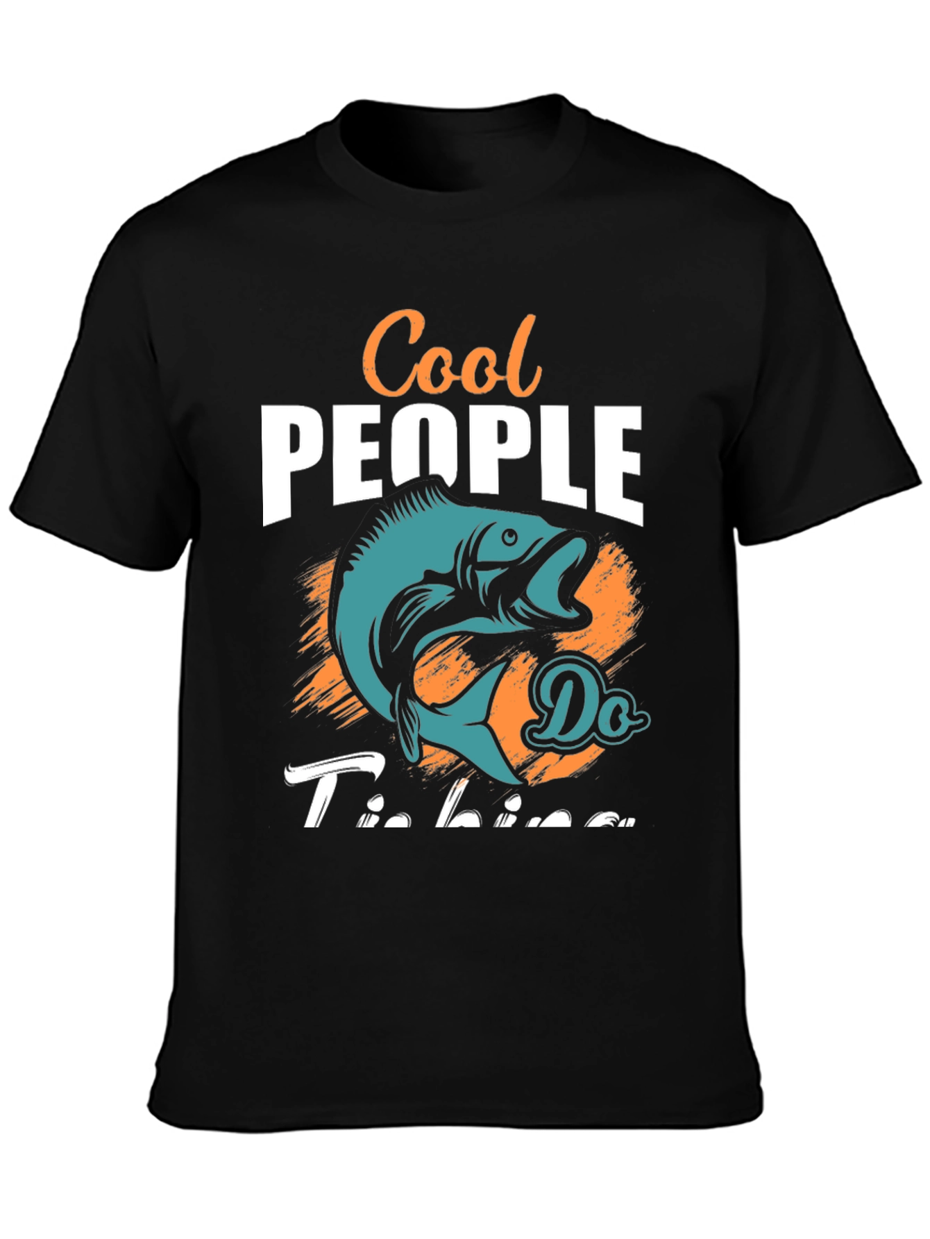 Cool People Do Fishing Graphic Tee