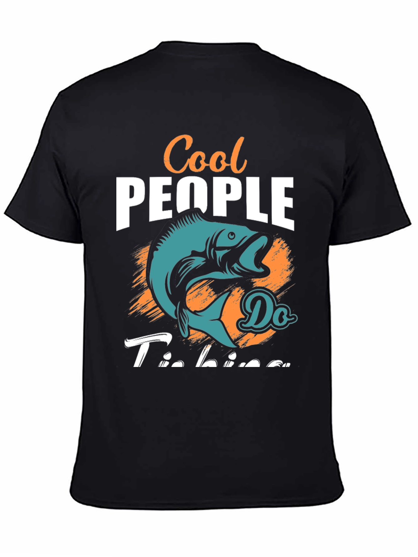 Cool People Do Fishing Graphic Tee