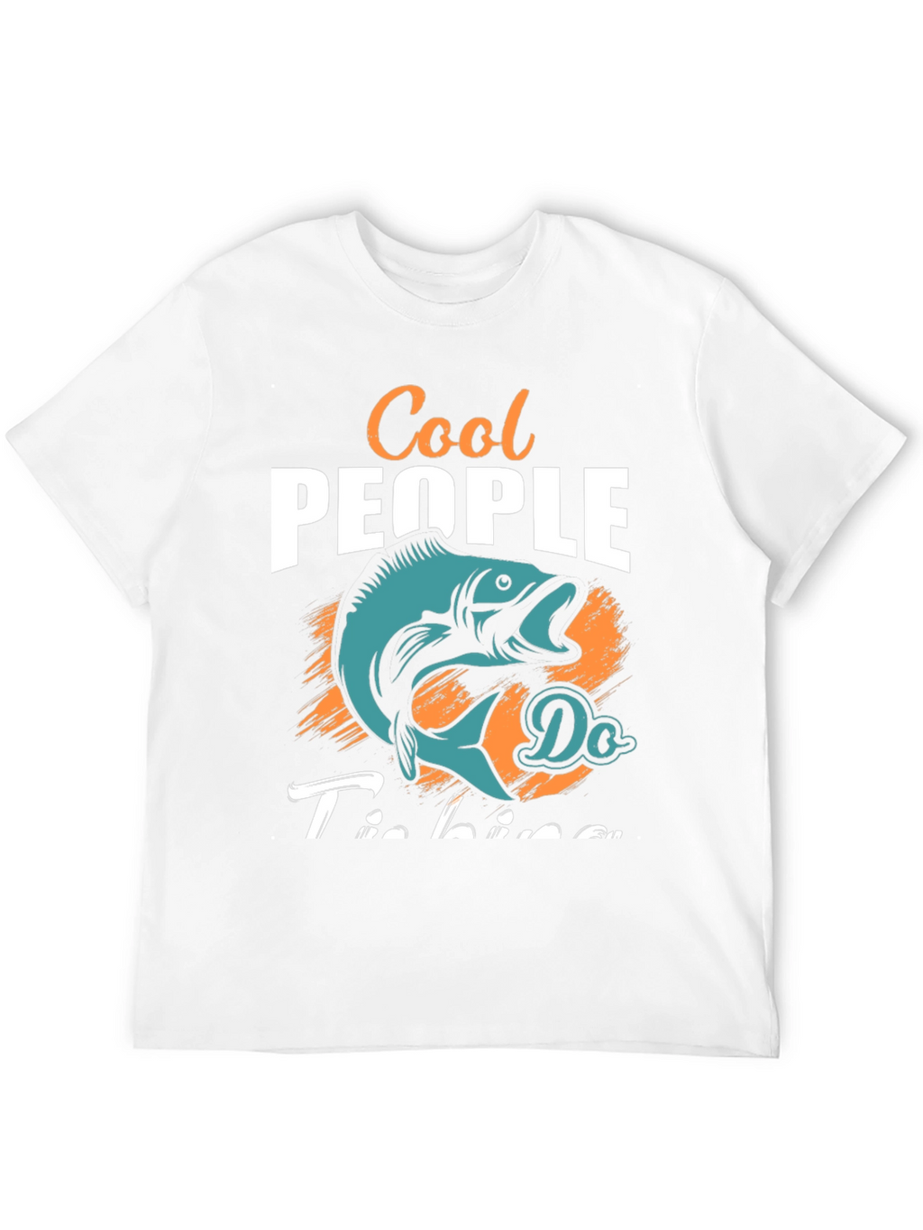 Cool People Do Fishing Graphic Tee